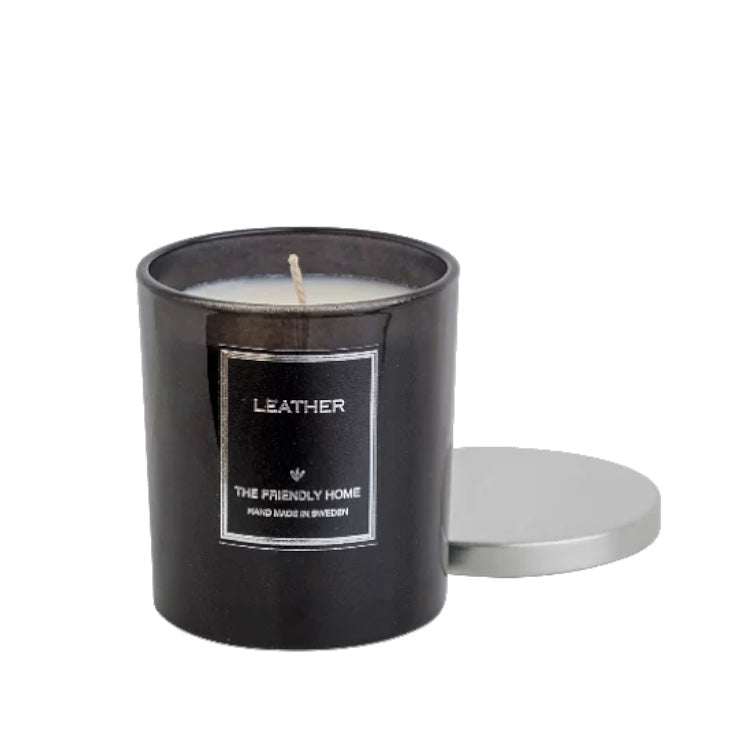 Leather, doftljus, Smoke Grey, 300 ml