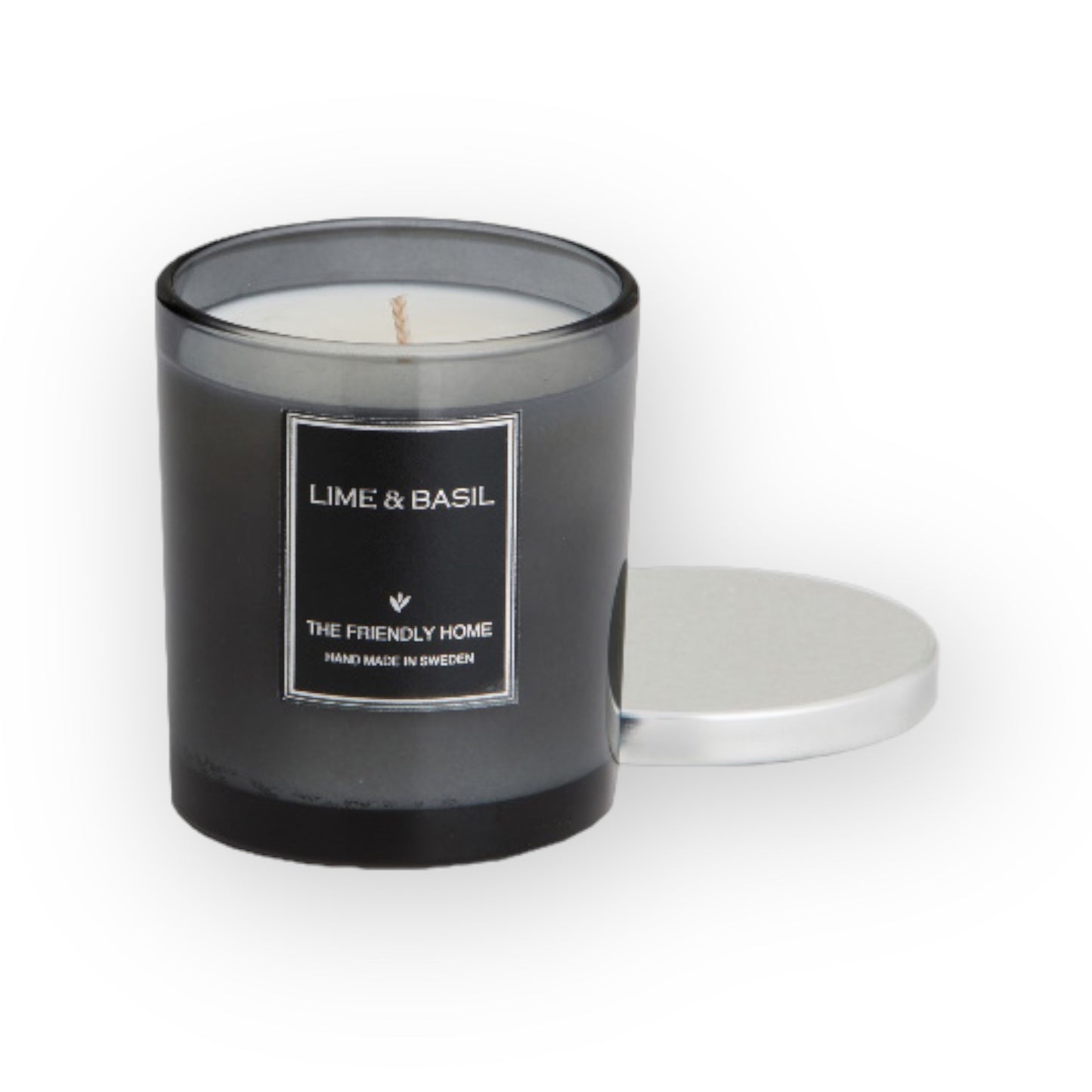 Lime & Basil, doftljus, Smoke Grey